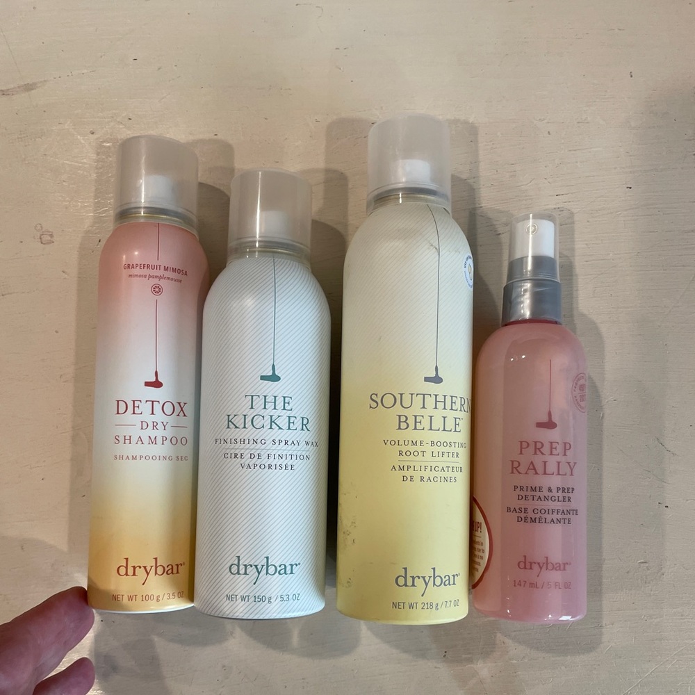 Drybar Hair Care Collection - Pink, Yellow, White